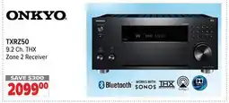 2001 Audio Video TXRZ50 ONKYO 9.2 Ch. THX Zone 2 Receiver offer