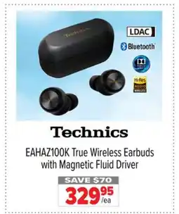 2001 Audio Video EAHAZ100K Technics True Wireless Earbuds with Magnetic Fluid Driver offer
