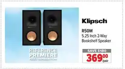 2001 Audio Video Klipsch R50M 5.25 Inch 2-Way Bookshelf Speaker offer