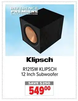 2001 Audio Video R121SW KLIPSCH 12 Inch Subwoofer offer