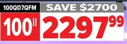 2001 Audio Video 100QD7QFM 100 Hisense QD7QM QLED Mini-LED offer