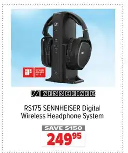 2001 Audio Video RS175 SENNHEISER Digital Wireless Headphone System offer