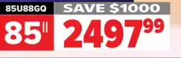 2001 Audio Video 85U88GQ Hisense 85 U88QG Mini-LED Pro offer