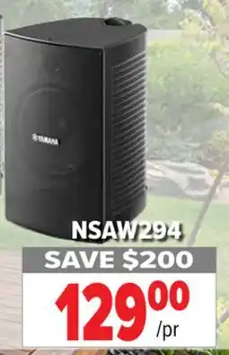 2001 Audio Video NSAW294 Yamaha Indoor/Outdoor Speakers offer