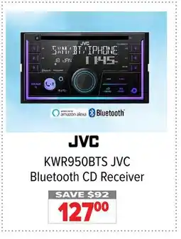 2001 Audio Video KWR950BTS JVC Bluetooth CD Receiver offer