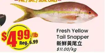 Btrust Supermarket Fresh Yellow Tail Snapper offer