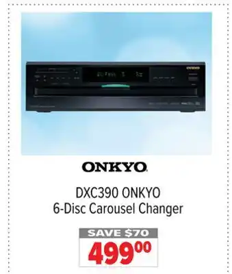 2001 Audio Video ONKYO 6-Disc Carousel Changer offer
