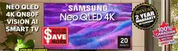 2001 Audio Video QN55QN80F SAMSUNG 55|| NEO QLED 4K QN80F VISION AI SMART TV offer