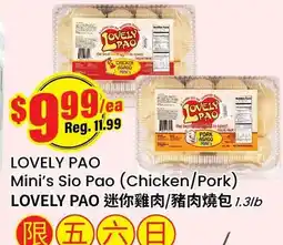 Btrust Supermarket LOVELY PAO Mini's Sio Pao (Chicken/Pork) offer