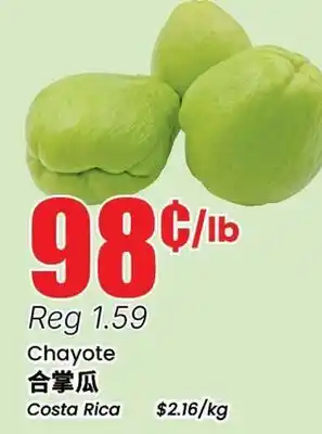Btrust Supermarket Chayote offer