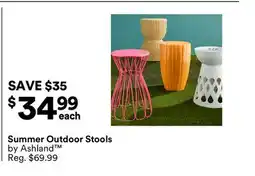 Michaels Summer Outdoor Stools by Ashland offer
