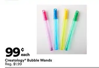 Michaels Creatology Bubble Wands offer