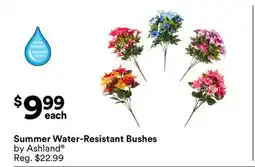 Michaels Summer Water-Resistant Bushes by Ashland offer