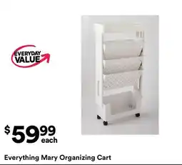 Michaels Everything Mary Organizing Cart offer