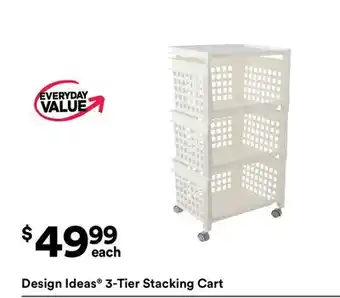 Michaels Design Ideas 3-Tier Stacking Cart offer