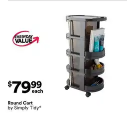 Michaels Round Cart by Simply Tidy offer