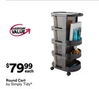 Michaels Round Cart by Simply Tidy offer