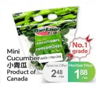 T&T Supermarket MINI CUCUMBER offer