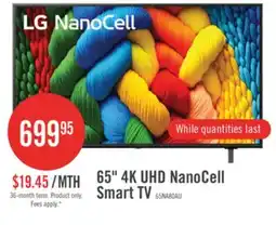 The Brick LG 65 4K UHD NanoCell Smart TV offer