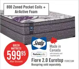 The Brick Sealy Posturepedic Fiore 2.0 Eurotop Queen Mattress offer