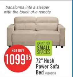 The Brick Hush 72 Power Sofa Bed - Dark Grey offer
