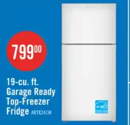 The Brick Amana 30 19.3 Cu. Ft. Top-Freezer Refrigerator – White - ARTX2419SW offer