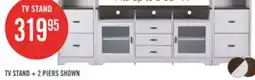 The Brick Melody 60 TV Stand with Storage and Cable Management for TVs up to 65- White offer