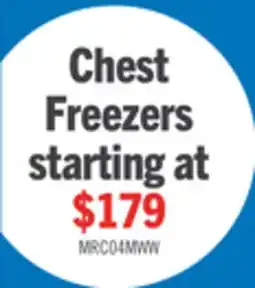 The Brick Midea 3.5 Cu. Ft. Convertible Chest Refrigerator-Freezer offer