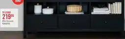 The Brick Renner 58 Modern TV Stand with Storage for TVs up to 65- Matte Black offer