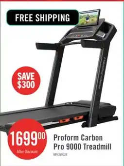 The Brick Proform Carbon Pro 9000 Treadmill offer