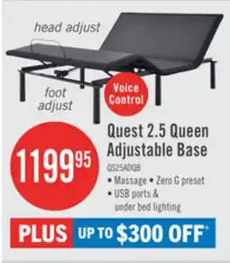 The Brick Quest 2.5 Full Adjustable Base offer