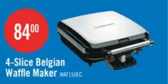 The Brick Cuisinart 4-Slice Belgian Waffle Maker - WAF-150EC offer