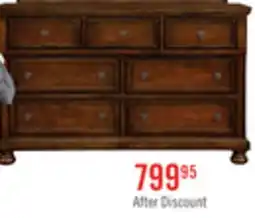 The Brick Chelsea Bedroom 7-Drawer Dresser, 60W x 38H - Cherry Brown offer