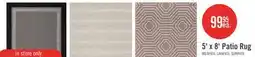 The Brick 5' x 8' Patio Rug offer