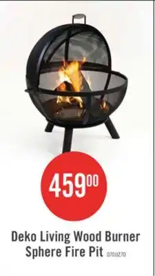 The Brick Deko Living Wood Burner Sphere Fire Pit offer
