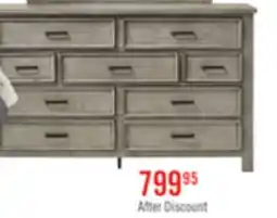 The Brick Levi Bedroom 9-Drawer Dresser, 67W x 38H, Wood - Drift Grey offer