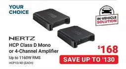 Visions Electronics NERTZ HCP Class D Mono or 4-Channel Amplifier offer