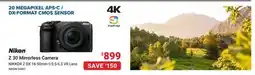 Visions Electronics Nikon Z 30 Mirrorless Camera offer