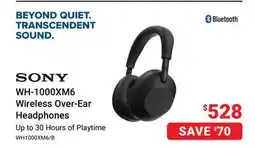 Visions Electronics SONY WH-1000XM6 Wireless Over-Ear Headphones offer