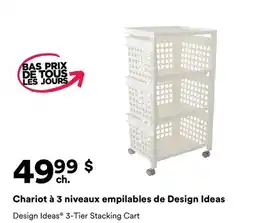 Michaels Chariot à 3 niveaux empilables de Design Ideas offer
