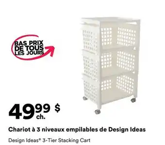Michaels Chariot à 3 niveaux empilables de Design Ideas offer