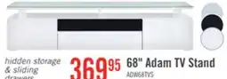 The Brick Adam 68 Modern TV Stand with Storage and Cable Management for TVs up to 75- Grey offer