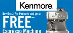 The Brick Kenmore Espresso Machine Stainless Steel Manual Tamp Coffee Maker offer