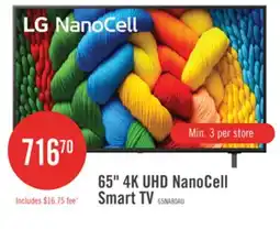 The Brick LG 65 NANO80 LED 4K UHD Smart webOS TV (65NANO80AUA.ACC) - 2025 Model offer