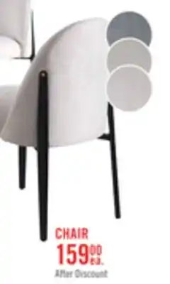 The Brick Kort & Co. Capri Dining Chair with Boucle Fabric & Gold Accent, Metal - White offer