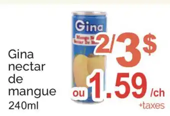 T&T Supermarket GINA NECTAR DE MANGUE offer