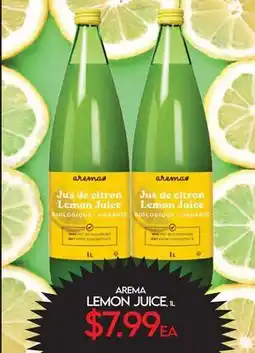 Fiesta Farms AREMA LEMON JUICE offer