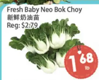 Fresh Palace Supermarket Fresh Baby Neo Bok Choy offer