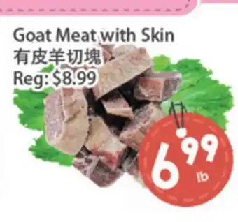 Fresh Palace Supermarket Goat Meat with Skin offer