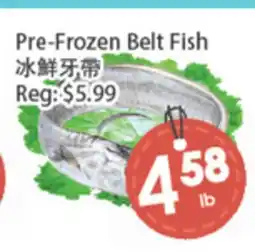 Fresh Palace Supermarket Pre-Frozen Belt Fish offer